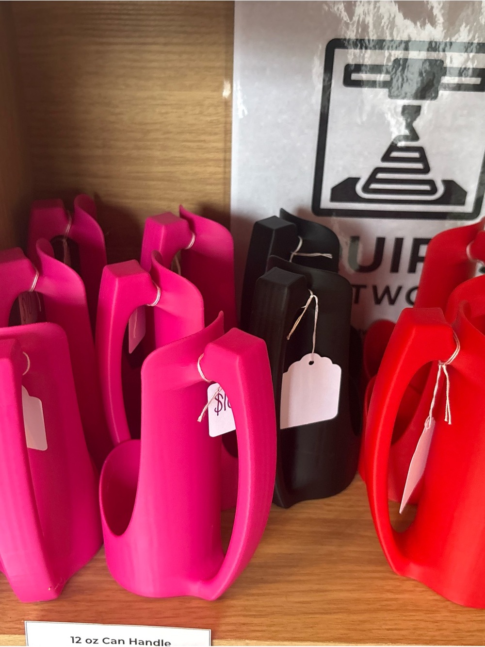 Pink 12 oz Can Handle - Comfortable Grip Can Carrier